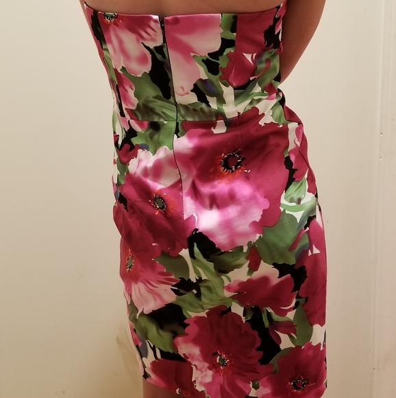DONNA RICO Size 6 Womens Semi Formal Floral Dress - Picture 4 of 7